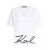 Γυναικείο Signature T-shirt Λευκό Karl Lagerfeld A2W17104-100 White