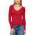 Γυναικεία Μακρυμάνικη Μπλούζα Κόκκινη Tommy Jeans DW0DW17990-XJP