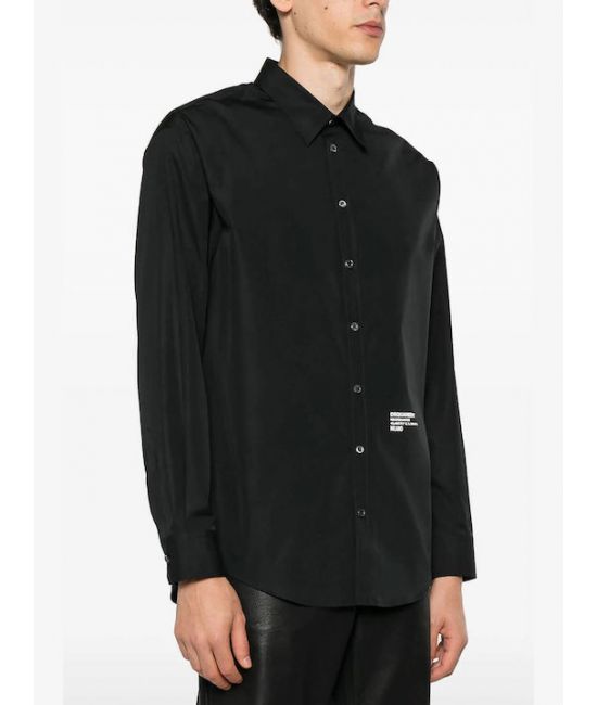 Ανδρικό Πουκάμισο Μαύρο Dsquared2 S74DM0862S36275-900