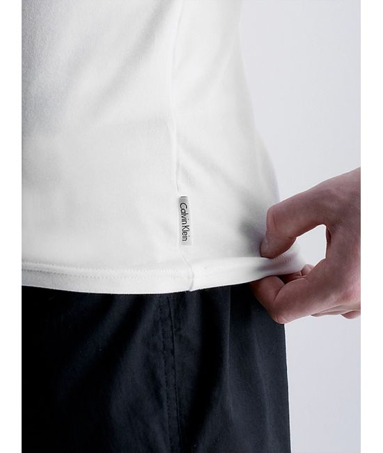 Ανδρικό Σετ Φανελάκια 2 Τεμάχια Λευκά Calvin Klein 000NB1099A-100
