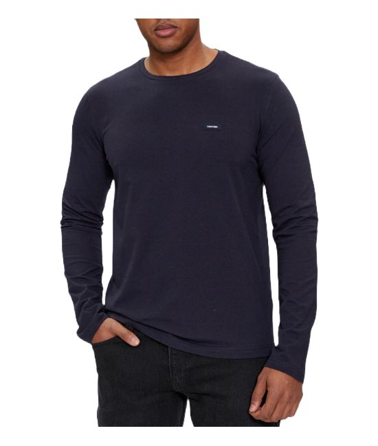 Ανδρικό Slim Μακρυμάνικο T-shirt Navy Μπλε Calvin Klein K10K112725-CHW