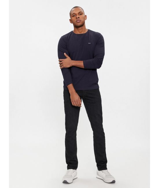 Ανδρικό Slim Μακρυμάνικο T-shirt Navy Μπλε Calvin Klein K10K112725-CHW