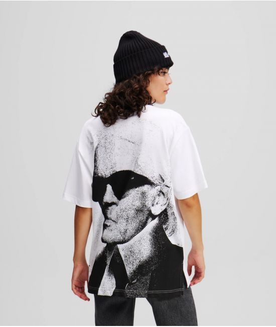 Γυναικείο T-shirt Λευκό Karl Lagerfeld Jeans A1W17030-100 WHITE
