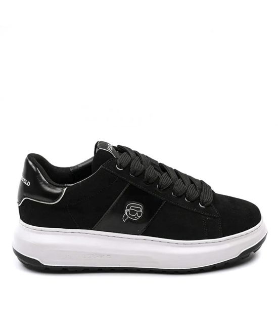Ανδρικά Δερμάτινα Sneakers Μαύρα Karl Lagerfeld KL57527-20X BLACK