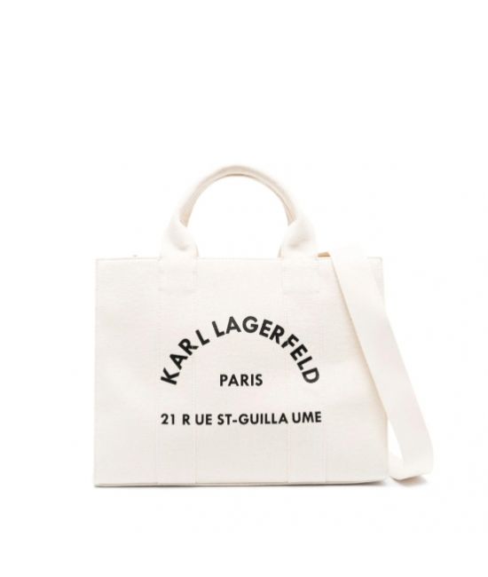 Γυναικεία K/Rsg Tote Τσάντα Εκρού Karl Lagerfeld A1W50010-106 Natural