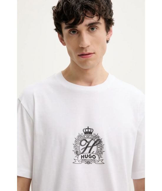 Ανδρικό Daminor T-Shirt Λευκό Hugo 50538246-100