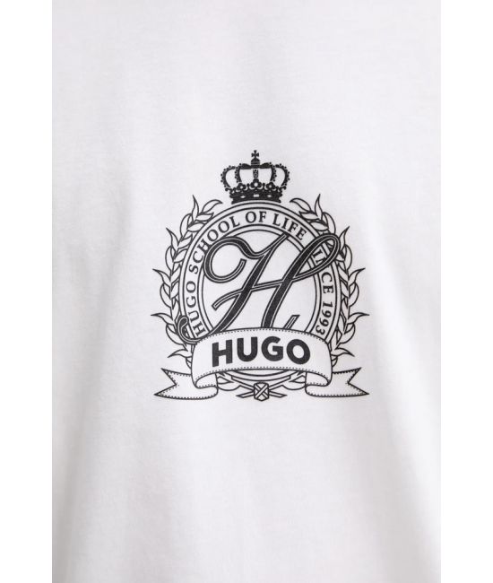 Ανδρικό Daminor T-Shirt Λευκό Hugo 50538246-100