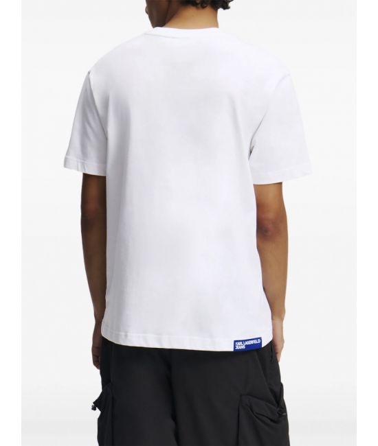 Ανδρικό T-shirt Λευκό Karl Lagerfeld Jeans A2M17036-100 WHITE