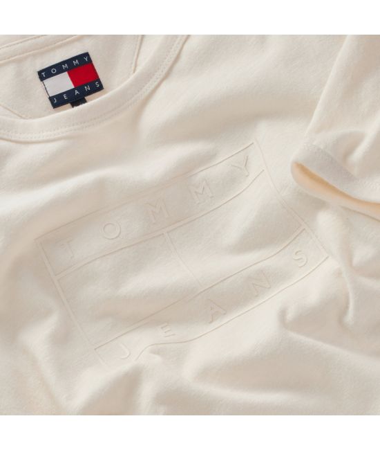 Γυναικείο T-shirt Εκρού Tommy Jeans DW0DW20366-YBH