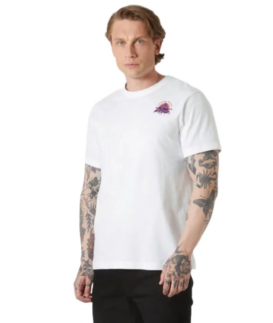 Ανδρικό Core Graphic T-shirt 2.0 Λευκό Helly Hansen 54599-002