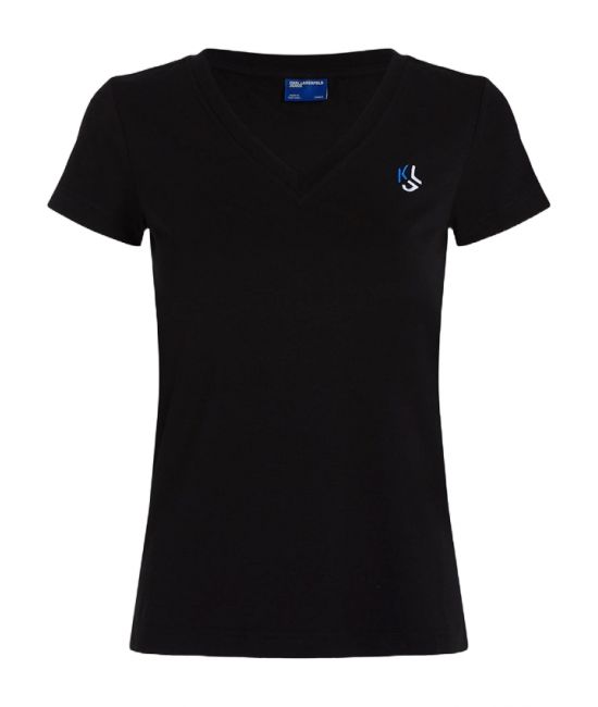 Γυναικείο Slim T-shirt Μαύρο Karl Lagerfeld Jeans A2W17097-999 BLACK
