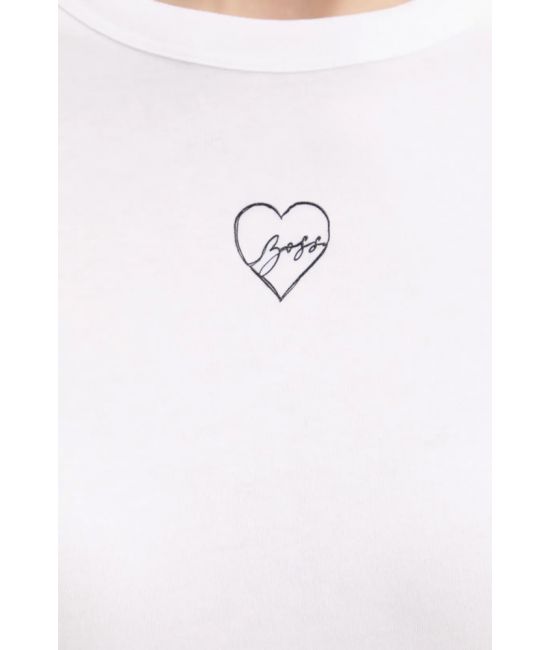 Γυναικείο C_Elogo 21 T-Shirt Λευκό Boss 50540260-101