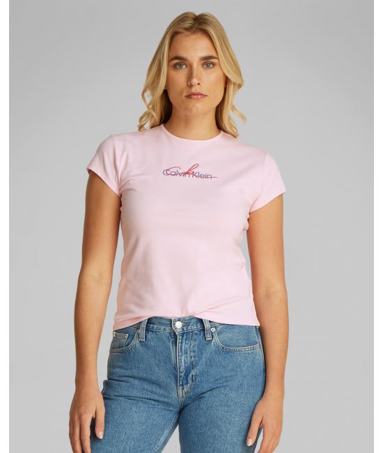 Γυναικείο T-shirt Ροζ Calvin Klein LV047B828G-7UD