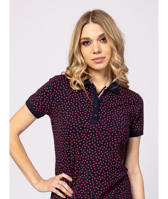 Γυναικείο Vecras25 Polo Φόρεμα Navy Μπλε Heavy Tools T24006-POLKA