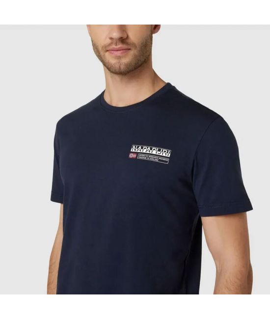 Ανδρικό S-Kasba T-shirt Navy Μπλε Napapijri NP0A4HQQ-1761