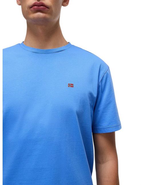 Ανδρικό Salis T-shirt Γαλάζιο Napapijri NP0A4H8D-B2V1