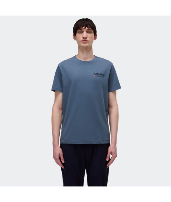 Ανδρικό S-Kasba T-shirt Μπλε Napapijri NP0A4HQQ-G1Y1