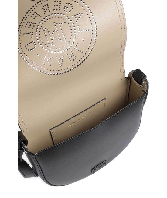 Γυναικεία Δερμάτινη K/Circle Τσάντα Μαύρη Karl Lagerfeld A1W30212-999 Black