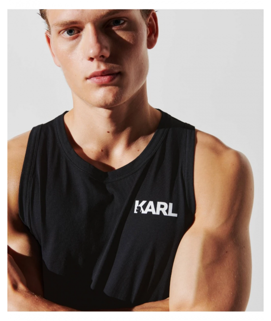 Ανδρικό Tank Top Μαύρο Karl Lagerfeld A1M46069-999 Black