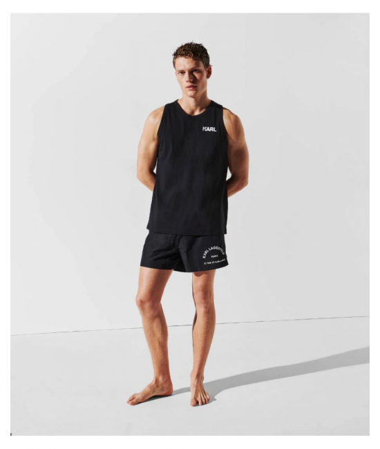 Ανδρικό Tank Top Μαύρο Karl Lagerfeld A1M46069-999 Black