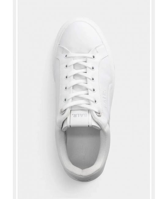 Ανδρικά Δερμάτινα Phat Q Sneakers Λευκά BALR. B1511.1050-WHITE