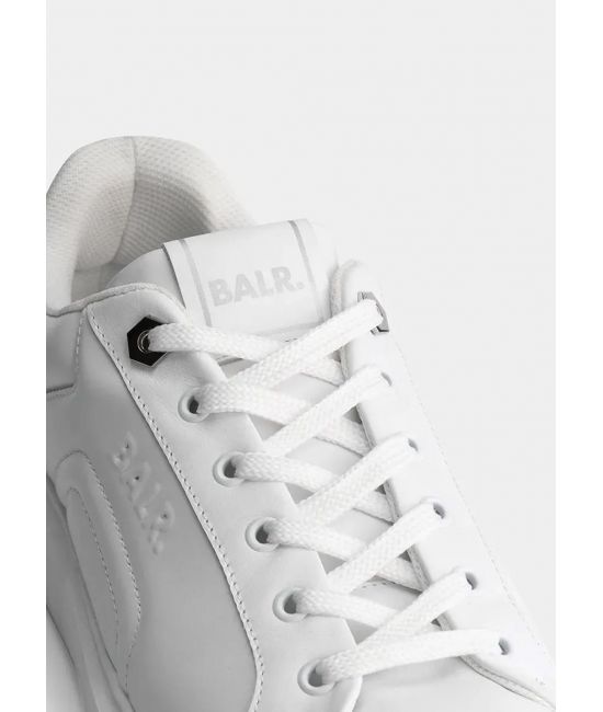 Ανδρικά Δερμάτινα Phat Q Sneakers Λευκά BALR. B1511.1050-WHITE