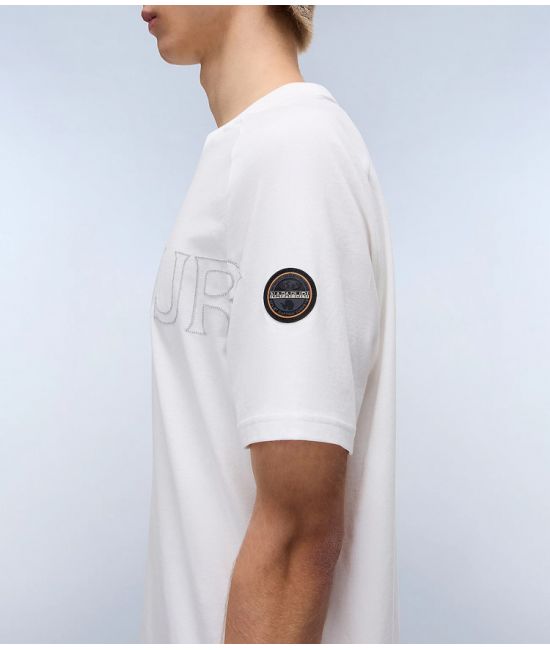 Ανδρικό Ambra T-shirt Λευκό Napapijri NP0A4IEG-2061