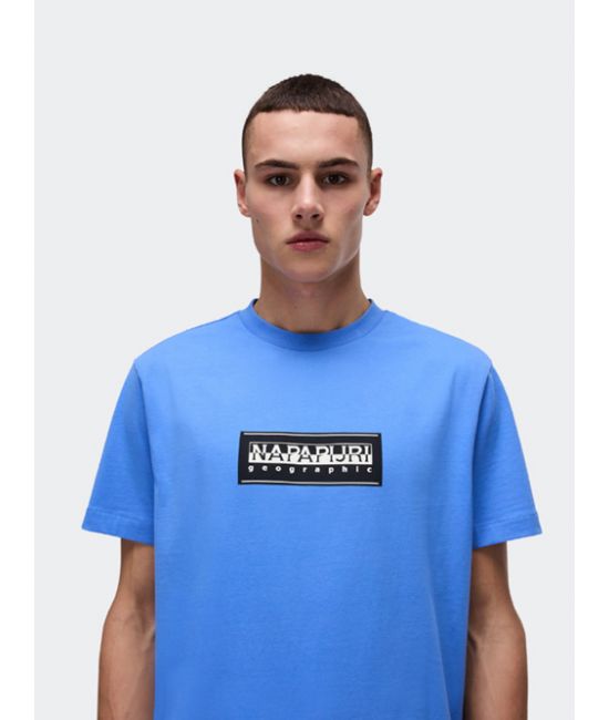 Ανδρικό S-Box T-shirt Γαλάζιο Napapijri NP0A4I3L-B2V1