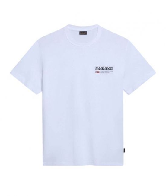Ανδρικό S-Kasba T-shirt Λευκό Napapijri NP0A4HQQ-0021