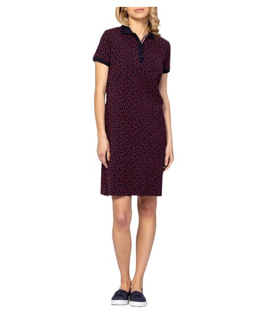 Γυναικείο Vecras25 Polo Φόρεμα Navy Μπλε Heavy Tools T24006-POLKA