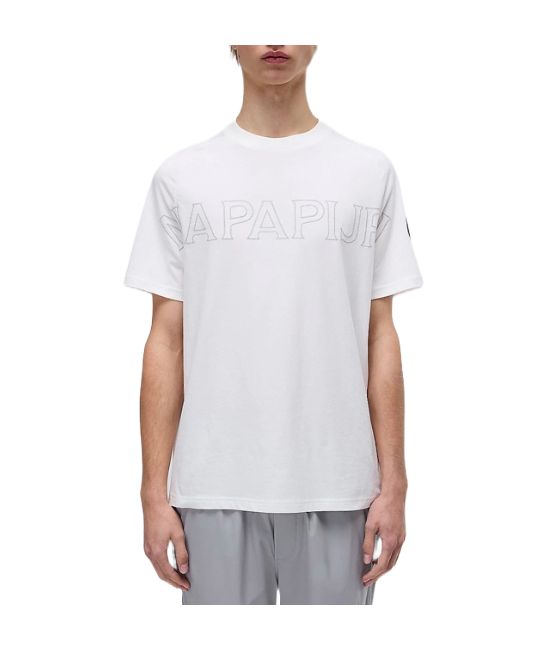 Ανδρικό Ambra T-shirt Λευκό Napapijri NP0A4IEG-2061