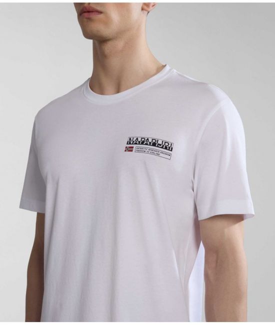 Ανδρικό S-Kasba T-shirt Λευκό Napapijri NP0A4HQQ-0021