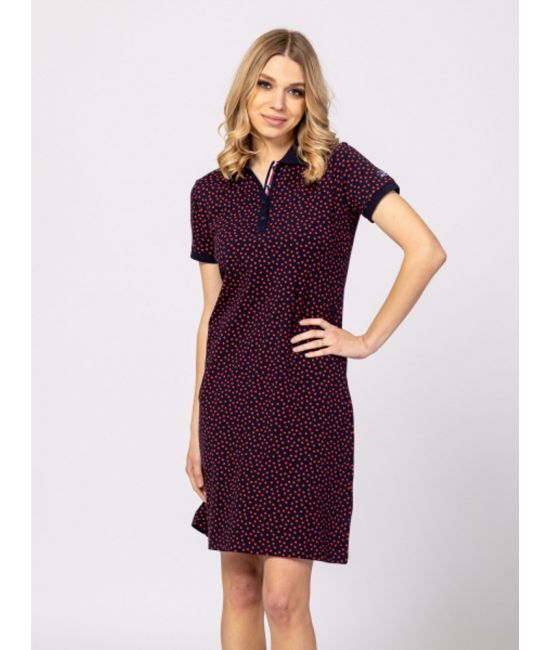 Γυναικείο Vecras25 Polo Φόρεμα Navy Μπλε Heavy Tools T24006-POLKA