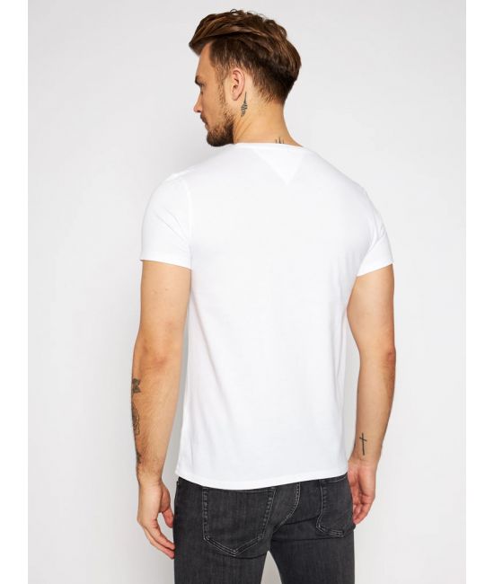 Ανδρικό T-shirt Λευκό Tommy Jeans DM0DM04411-100