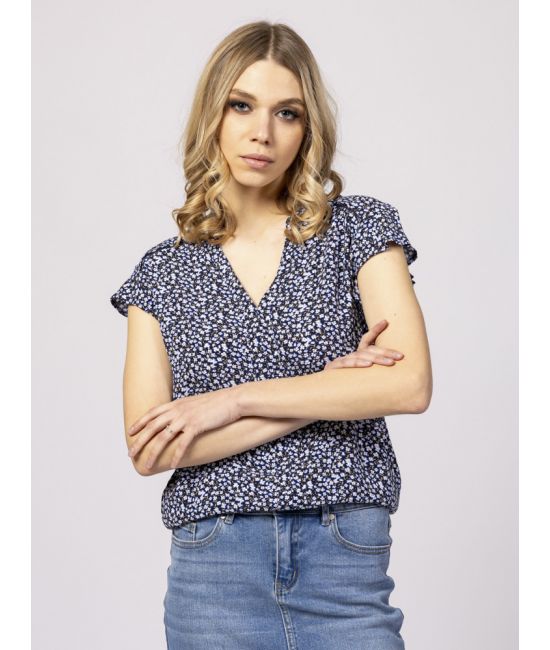 Γυναικείο Rusty T-shirt Navy Μπλε Heavy Tools T40016-FLORA