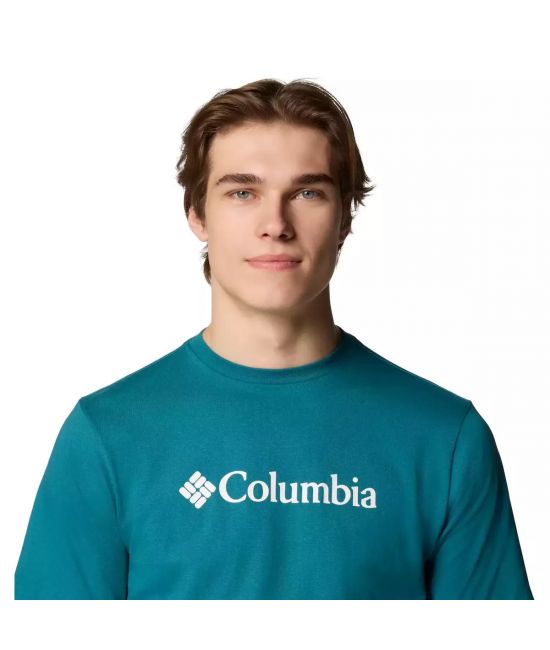 Ανδρικό CSC Basic Logo T-shirt Πετρόλ Columbia 1680053-364