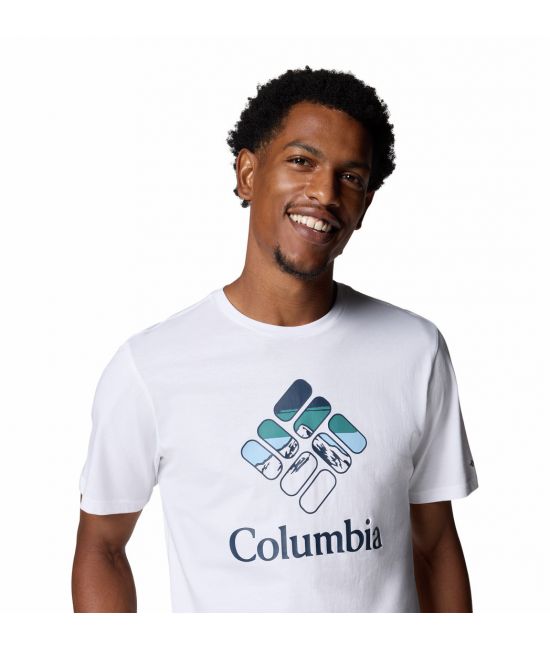 Ανδρικό Rapid Ridge T-shirt Λευκό Columbia 1888813-114