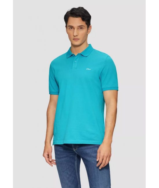 Ανδρικό Polo Τυρκουάζ S.Oliver 2138262-6259