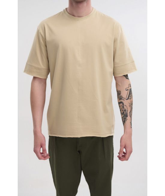 Ανδρικό T-shirt Μπεζ Royal Denim IMPERIA-BEIGE