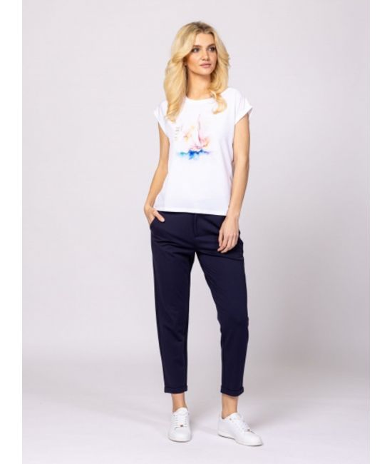 Γυναικείο Monas25 T-shirt Λευκό Heavy Tools T17027-SAIL