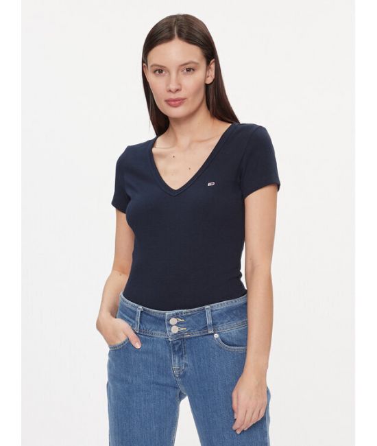 Γυναικείο Slim Essential T-shirt Navy Μπλε Tommy Jeans DW0DW17385-C1G