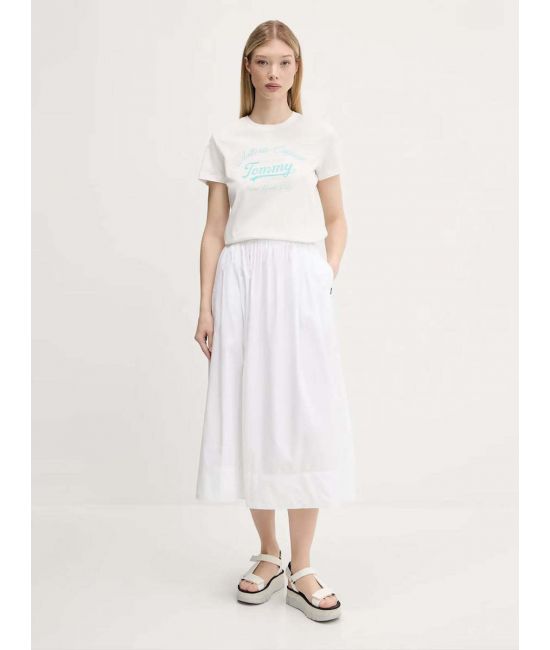 Γυναικείο T-shirt Λευκό Tommy Jeans DW0DW21404-YBL