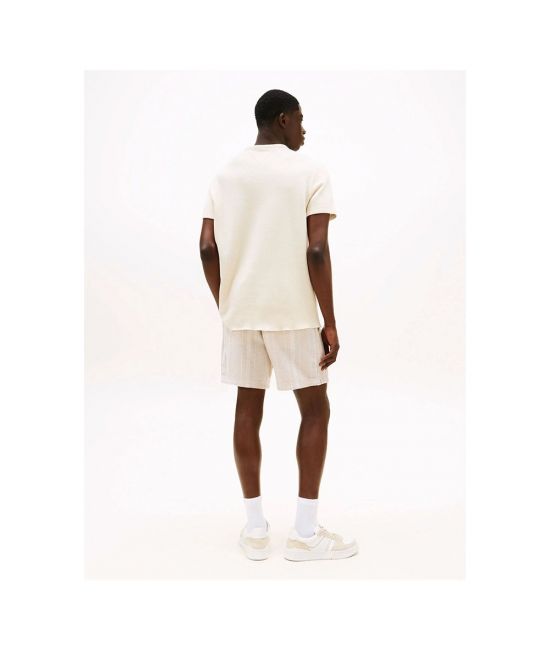 Ανδρικό T-shirt Μπεζ Tommy Jeans DM0DM21778-ACH