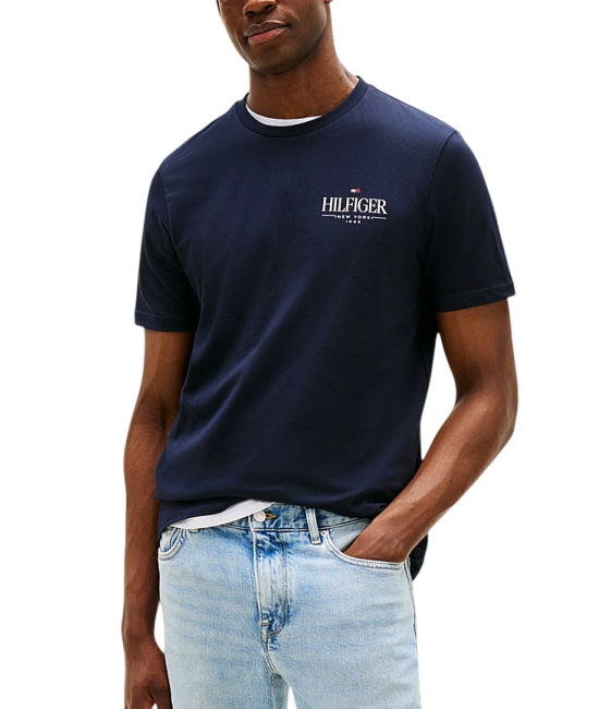 Ανδρικό T-shirt Navy Μπλε Tommy Hilfiger MW0MW39355-DW5