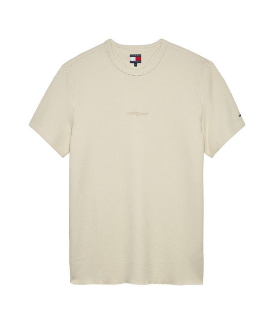 Ανδρικό T-shirt Μπεζ Tommy Jeans DM0DM21778-ACH