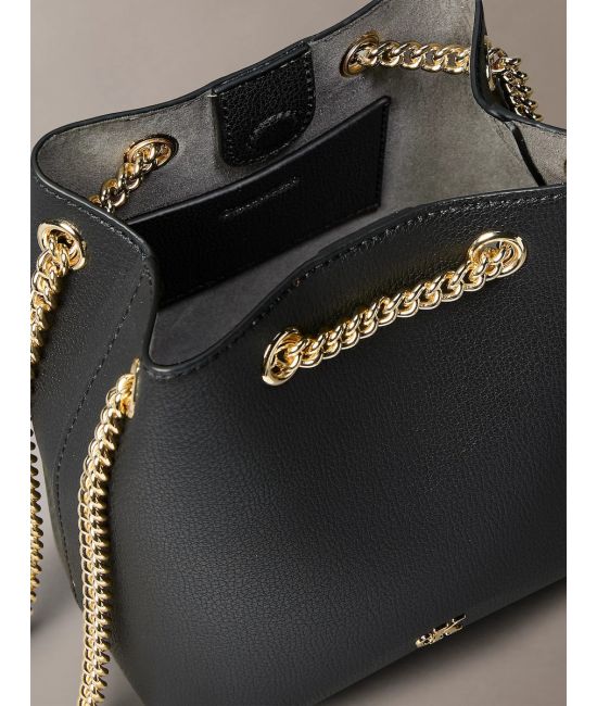 Γυναικεία Bucket Τσάντα Μαύρη Calvin Klein LV04F3214G-UB1