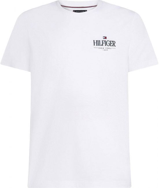 Ανδρικό T-shirt Λευκό Tommy Hilfiger MW0MW39355-YBR