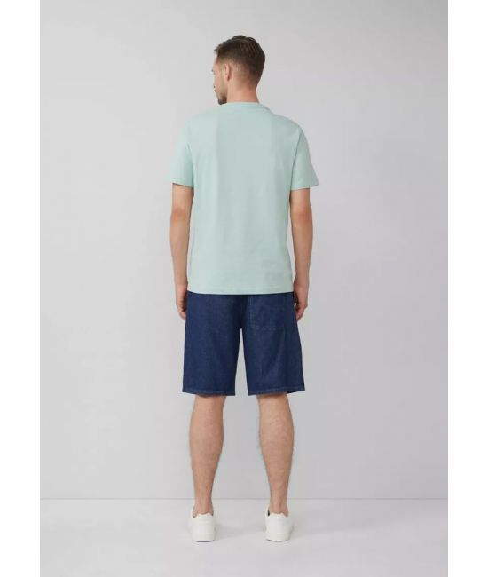 Ανδρικό T-shirt Γαλάζιο S.Oliver 2166827-60D1