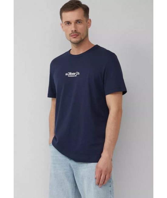 Ανδρικό T-shirt Navy Μπλε S.Oliver 2166827-58D1