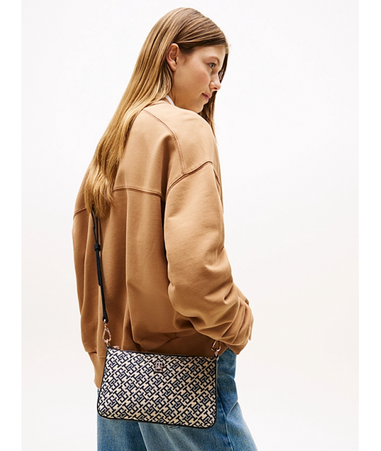 Γυναικείος TH Monogram Φάκελος Μπλε Tommy Hilfiger AW0AW17828-DW6